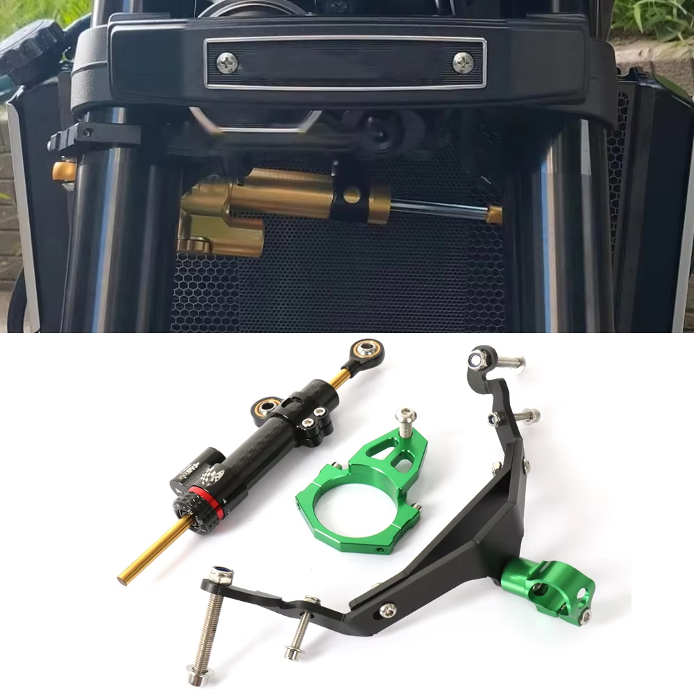 Steering Damper Stabilizer Kit Cnc - Para kawasaki z900rs z900rs z 900