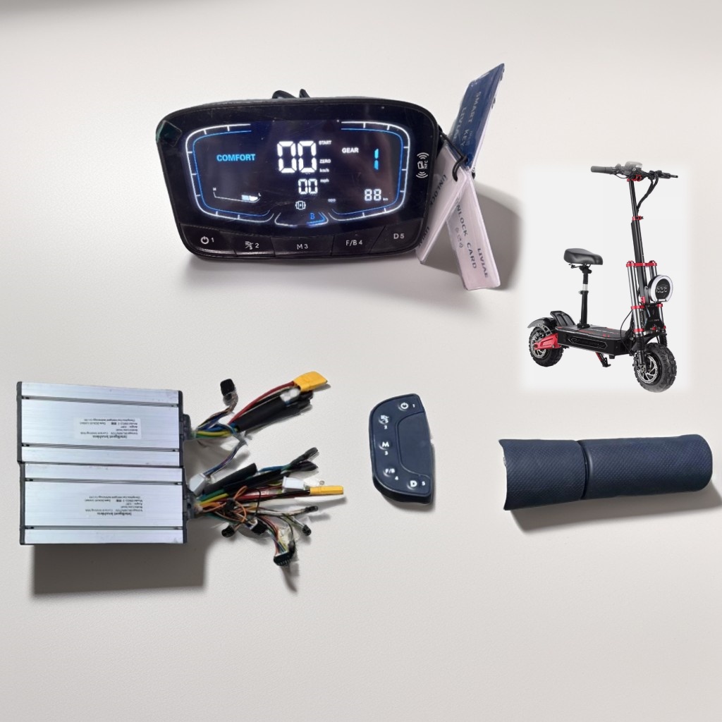 Boyueda S5 60V 45A Scooter Elé - 72V 45A Dual Controller avaliação e preço