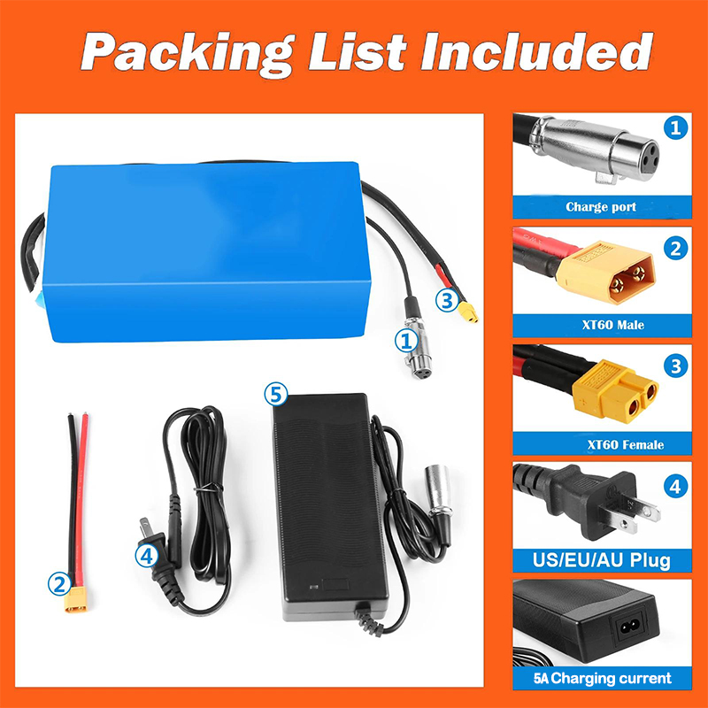 Bateria de lítio 21700 para sc - 60V 30Ah 21700 Battery Pack avaliação e preço